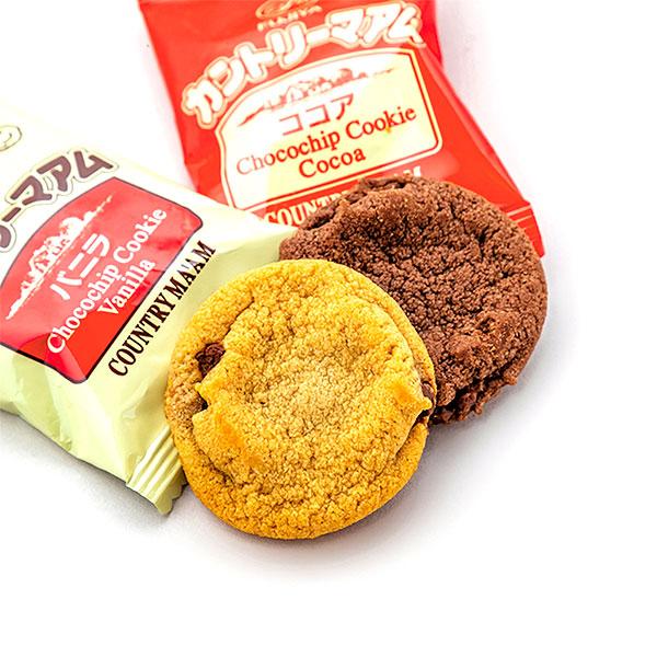 Fujiya Country Ma'am Vanilla & Cocoa Cookies 18 Pieces 220g Made in Japan