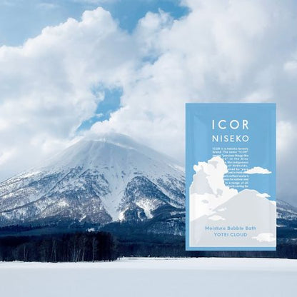 ICOR YOTEI CLOUD Moisture Bubble Bath Set of 3 Hokkaido Mt. Yotei Japanese Bath Soak