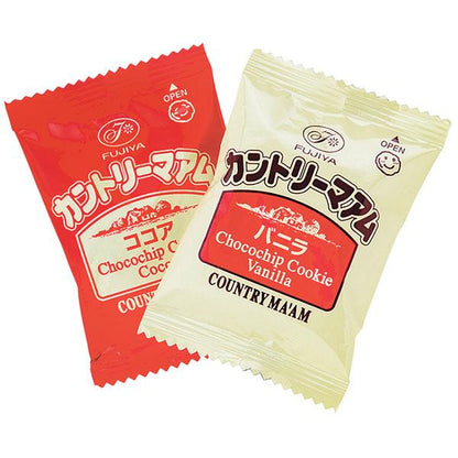 Fujiya Country Ma'am Vanilla & Cocoa Cookies 18 Pieces 220g Made in Japan