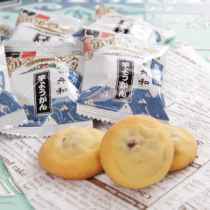 Fujiya Country Ma'am Funawa Imo Yokan Flavor Cookies 16 Individually Wrapped Japan