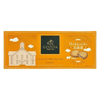 GODIVA Hokkaido Limited Caramel & Milk Chocolate Langue de Chat Cookies 8pcs Made in Japan