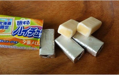 Morinaga HI-CHEW Hokkaido Yubari Melon Flavor 5 Packs Hokkaido Limited Soft Candy Japan