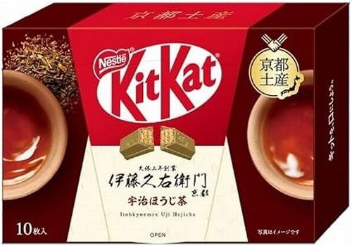 KitKat Kyoto Uji Hojicha 10-Piece Japanese Chocolate Wafer Cookies