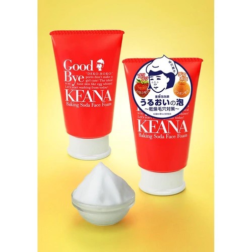 Keana Nadeshiko Baking Soda Foaming Face Wash 100g Pore Cleansing Made in Japan