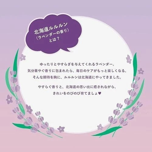 LuLuLun Hokkaido Limited Lavender Face Mask 7 Sheets x5 Made in Japan