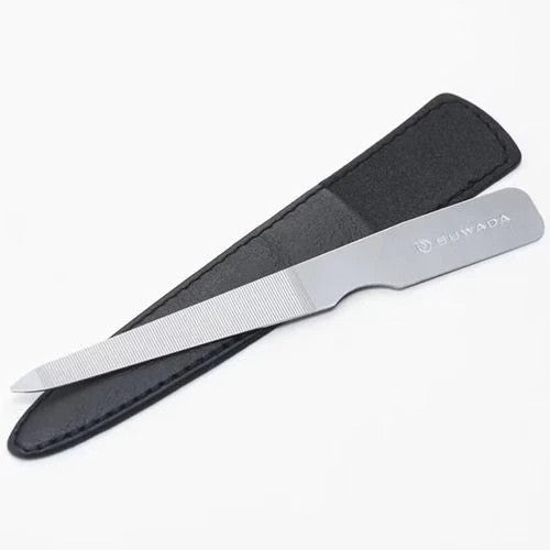 SUWADA Nail File Black 352012 Made in Japan Stainless Steel Grooming Tool