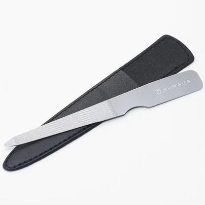 SUWADA Nail File Black 352012 Made in Japan Stainless Steel Grooming Tool
