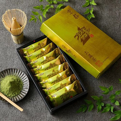 Black Thunder Kyoto Limited Uji Matcha Chocolate Snack 8pcs
