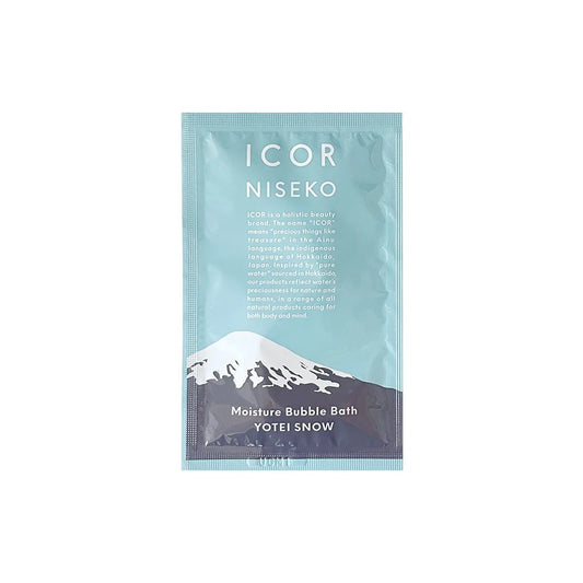 ICOR YOTEI SNOW Moisture Bubble Bath Set of 3 Mt. Yotei Hokkaido Japanese Bath Made in Japan