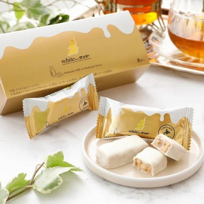 Black Thunder Hokkaido Limited White Thunder Chocolate Snack 8pcs