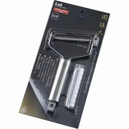 KAI Seki Magoroku Wide Peeler DH3301 Slice & Julienne Set Made in Japan