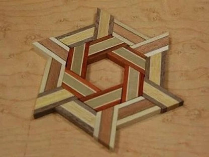 Japanese Yosegi Woodcraft DIY Coaster Kit, Hakone Traditional Craft, Made in Japan