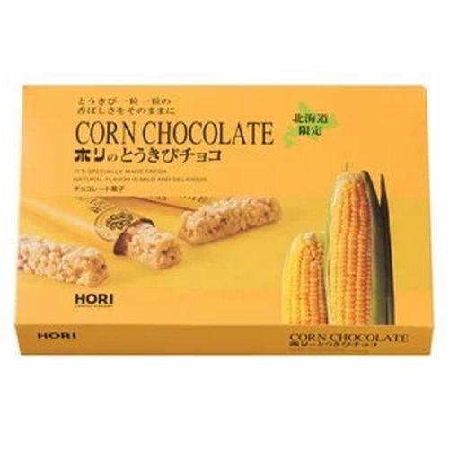 HORI Tokibi Chocolate 16 Pieces Hokkaido Corn Chocolate Snack Made in Japan