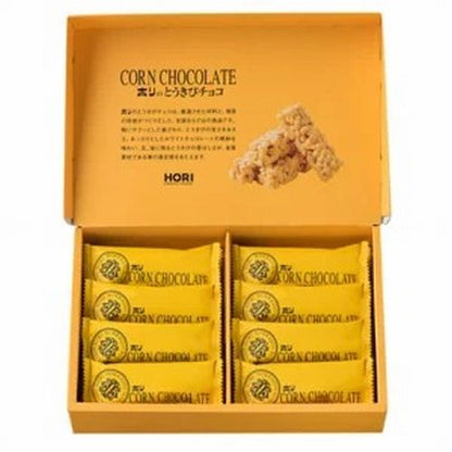 HORI Tokibi Chocolate 16 Pieces Hokkaido Corn Chocolate Snack Made in Japan