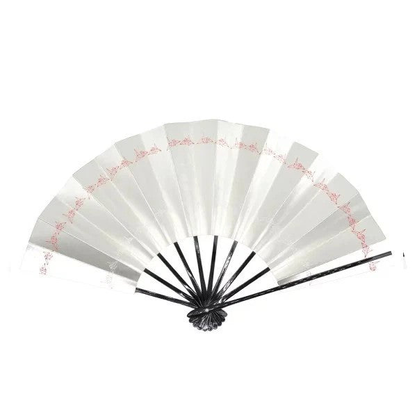 Japanese Hokusai Red Fuji Decorative Fan Stand Box Kyoto Made in Japan
