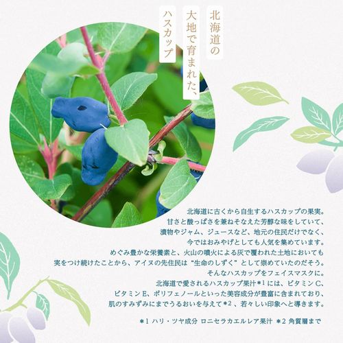 Lululun Hokkaido Limited Premium Face Mask Haskap Scent 1 Sheets x5 Japanese Skincare
