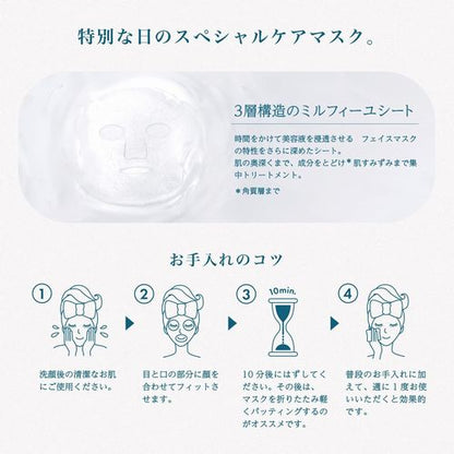 Lululun Hokkaido Limited Premium Face Mask Haskap Scent 1 Sheets x5 Japanese Skincare